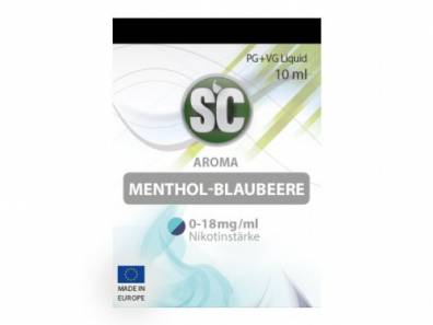 SC E-Liquid Menthol-Blaubeere 10ml