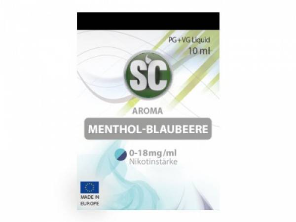 SC E-Liquid Menthol-Blaubeere 10ml